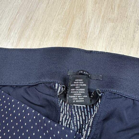 Lane Bryant Navy Blue Dot Stretch Waist Allie Boot Work Casual Dress Pants 22 - Picture 16 of 16